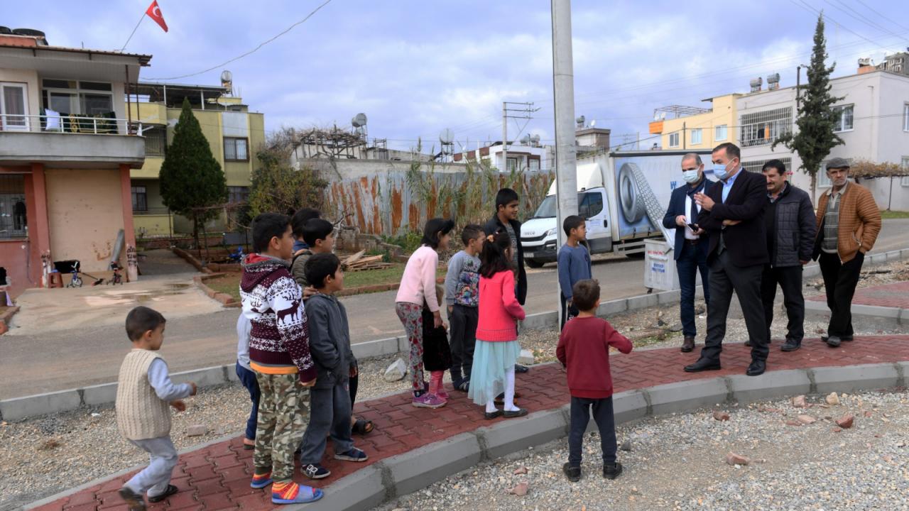 Yenişehir Belediyesi, Deniz Mahallesi’ne yeni bir park kazandırıyor