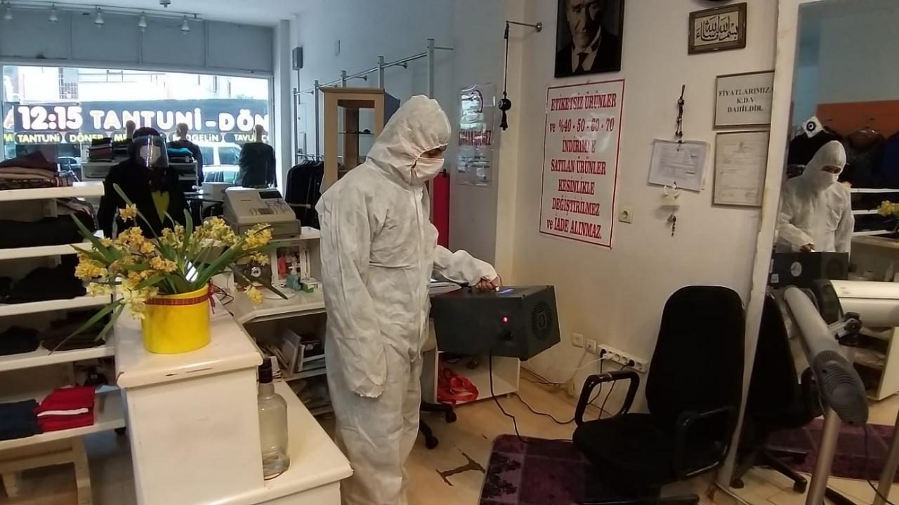 Yenişehir  Belediyesi virüsle mücadeleye devam ediyor