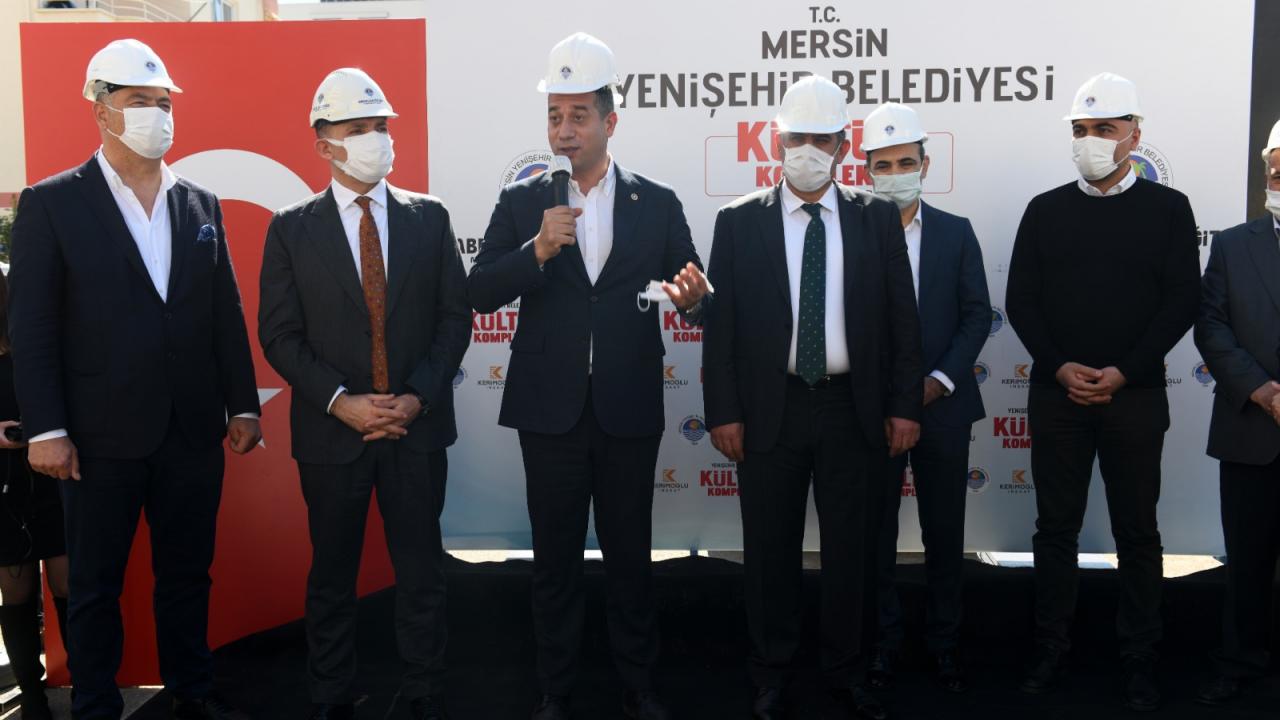 Yenişehir Belediyesi Kültür Kompleksinin temeli atıldı 
