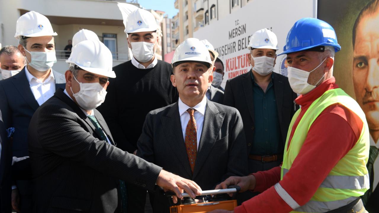 Yenişehir Belediyesi Kültür Kompleksinin temeli atıldı 