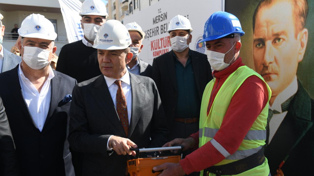 Yenişehir Belediyesi Kültür Kompleksinin temeli atıldı 