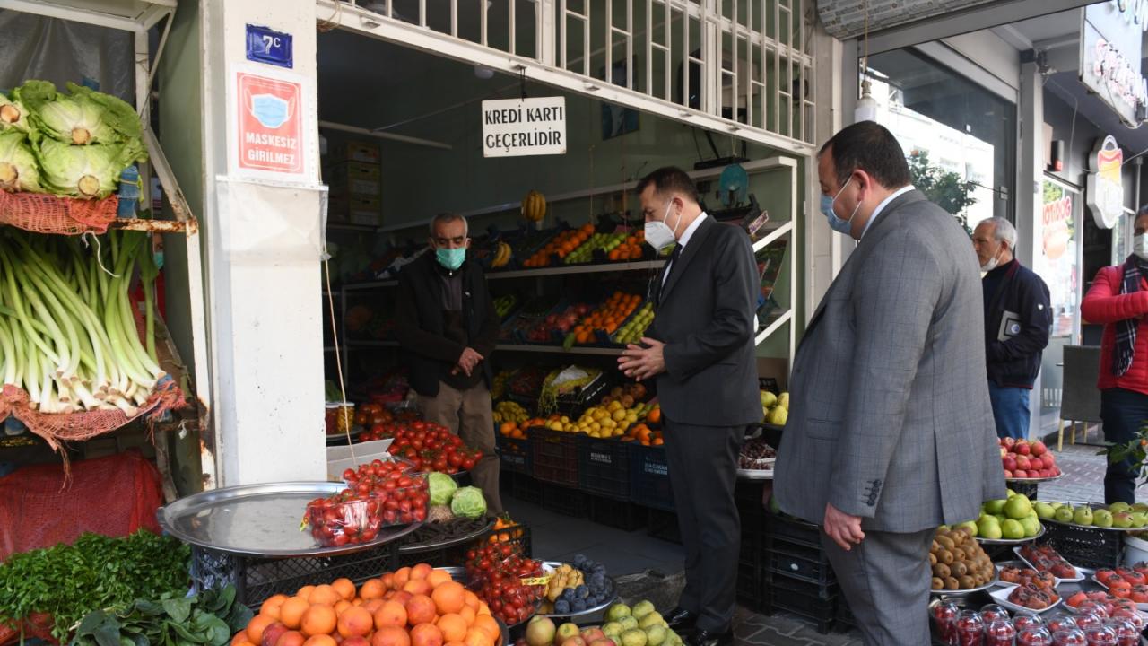 Başkan Özyiğit, İnönü Mahallesi esnafını ziyaret etti