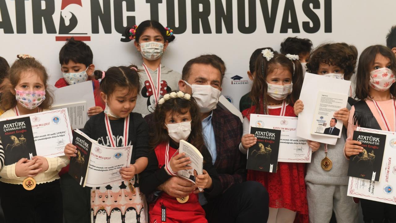Miniklere satranç eğitimi turnuvayla son buldu