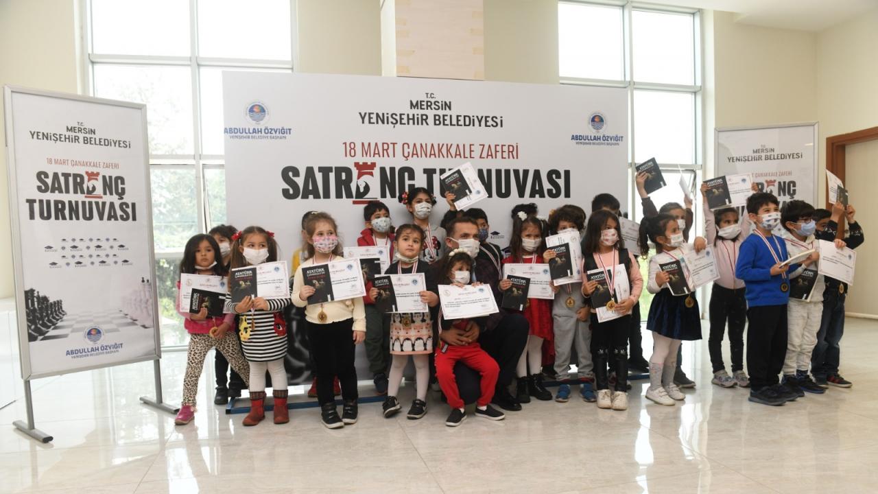 Miniklere satranç eğitimi turnuvayla son buldu