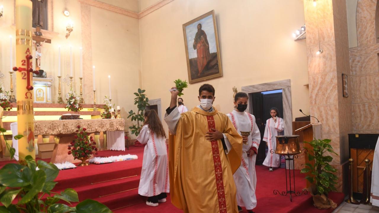 Başkan Özyiğit, Paskalya ayinine katıldı
