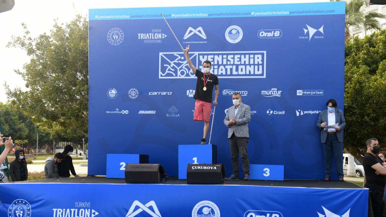 Yenişehir’de triatlon heyecanı yaşandı