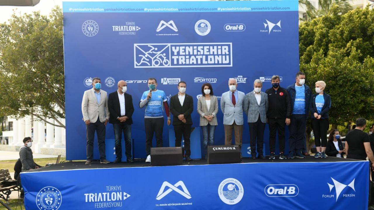 Yenişehir’de triatlon heyecanı yaşandı