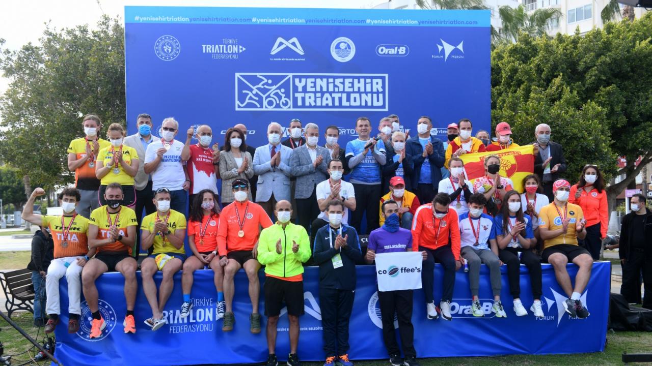 Yenişehir’de triatlon heyecanı yaşandı