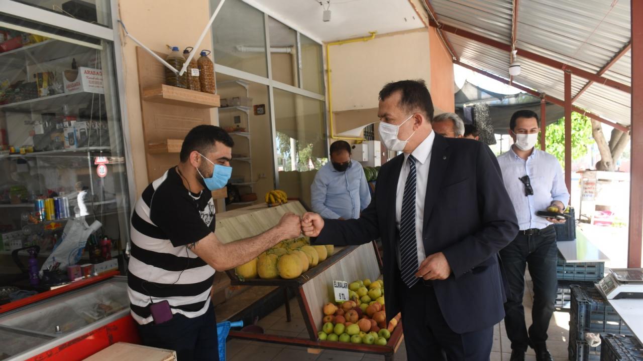 Başkan  Özyiğit esnafla buluştu 