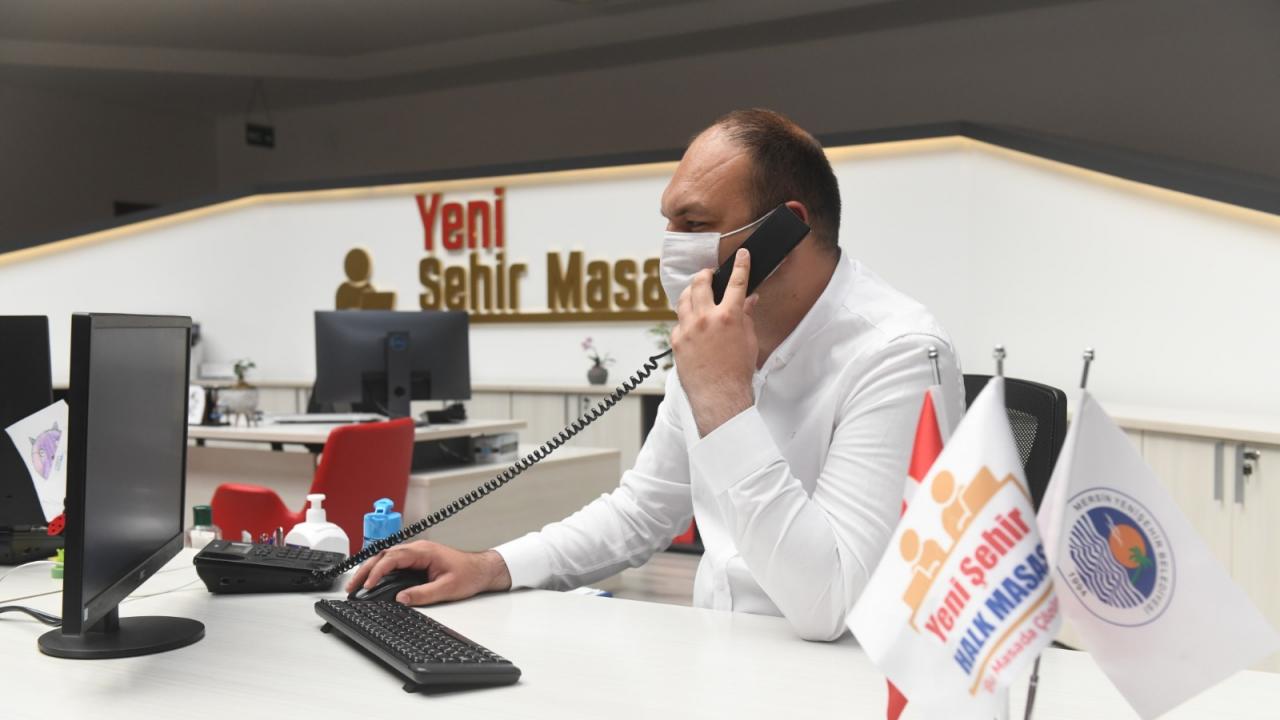 Yenişehir Belediyesi tam kapanmada da vatandaşın yanında