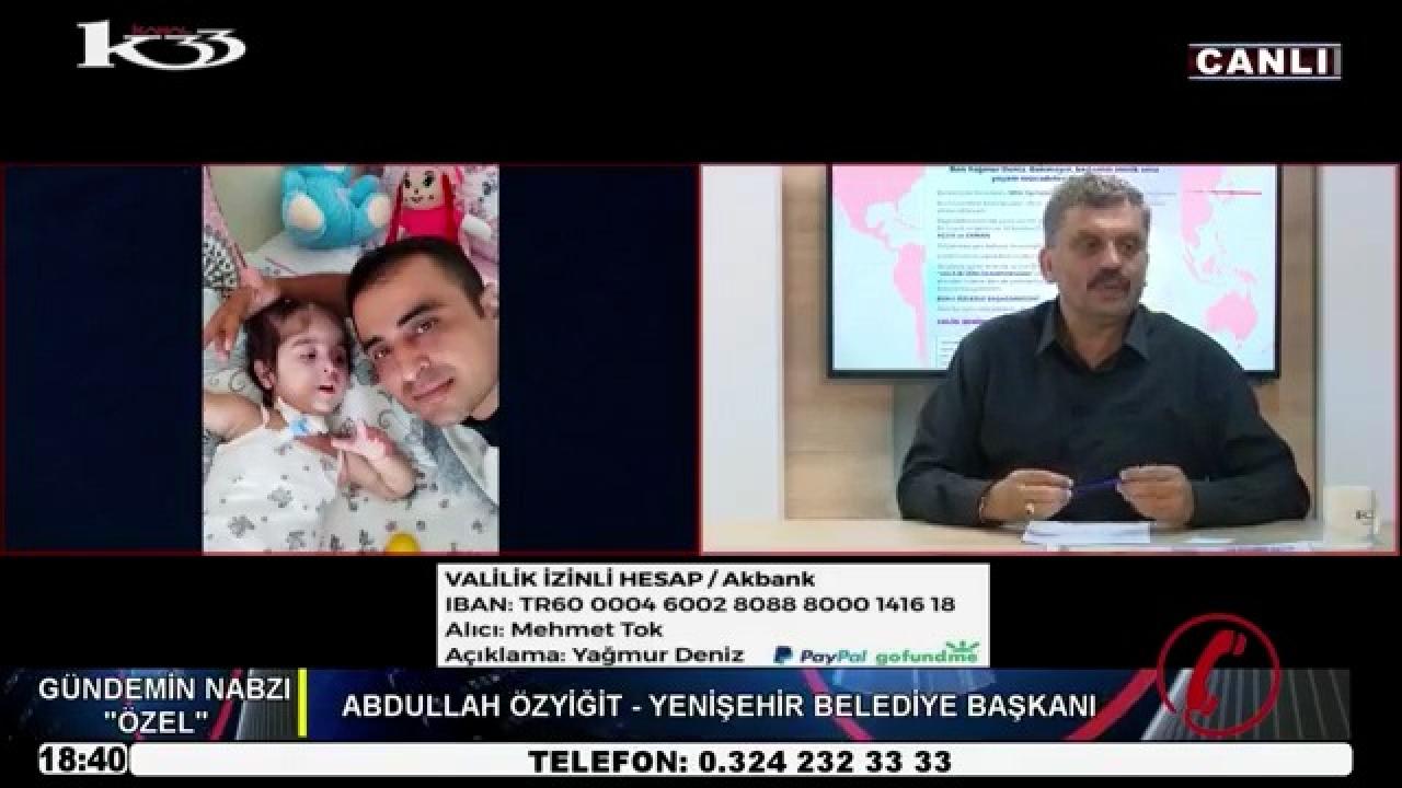 Başkan Özyiğit’ten SMA hastası Yağmur Deniz için destek çağrısı