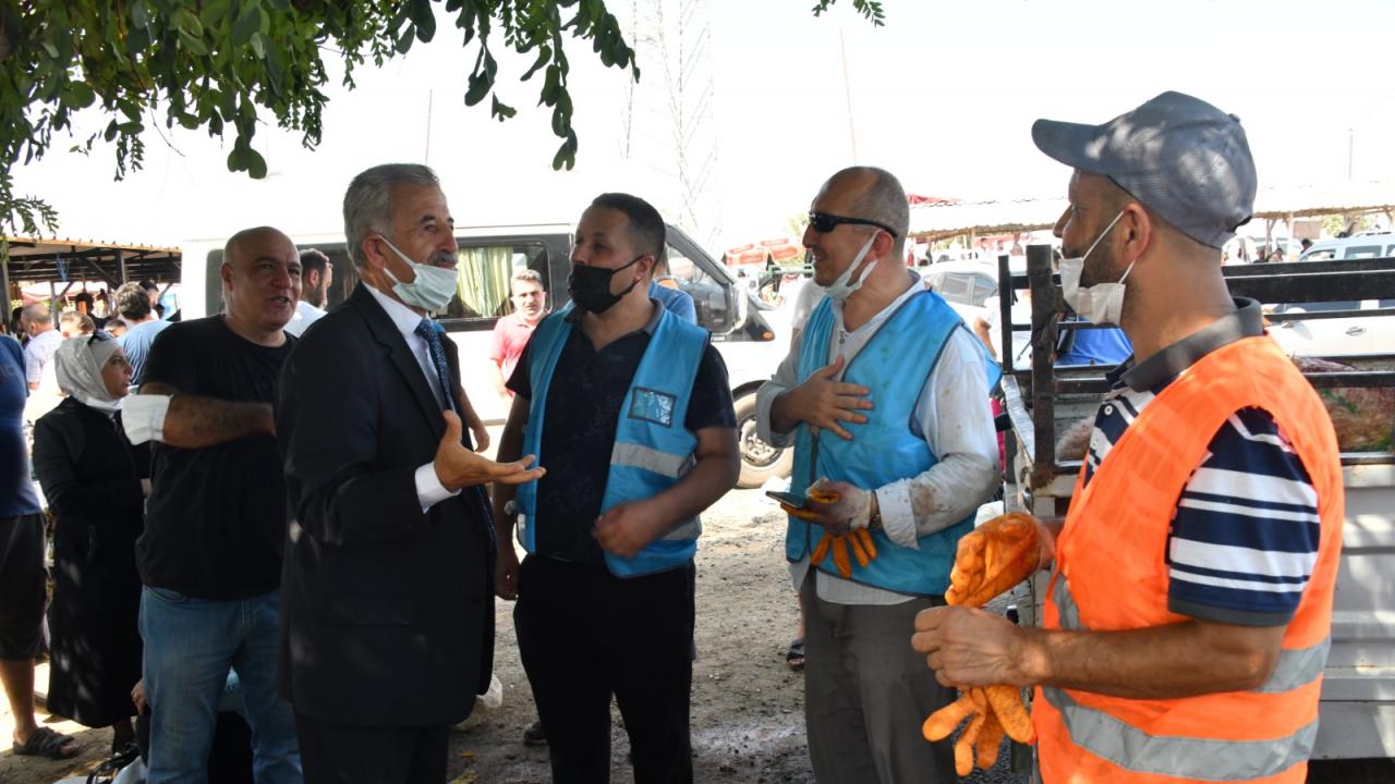 Yenişehir Belediyesi, mobil kesim alanında poşet dağıttı