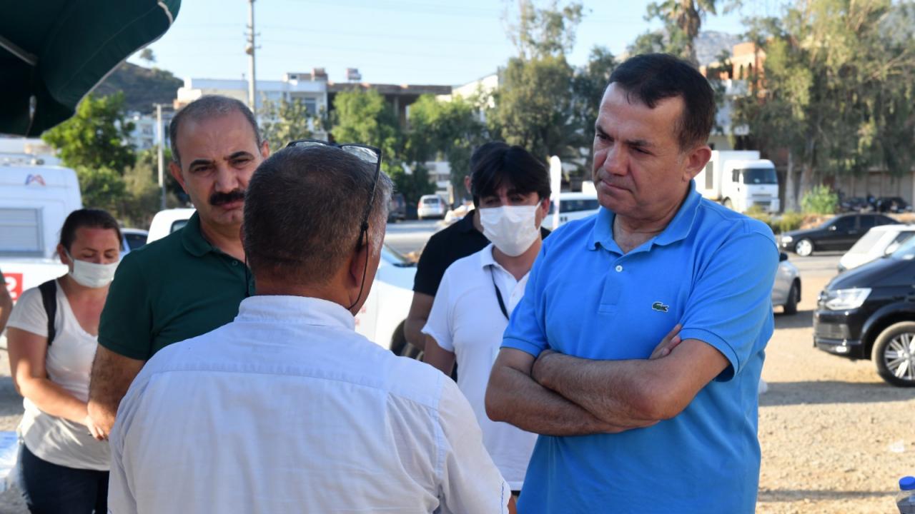 Yenişehir Belediyesi tüm imkânlarıyla yangın bölgesinde