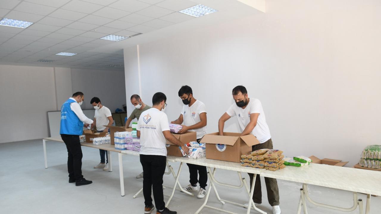Yenişehir  Belediyesinden Sinop'a yardım eli