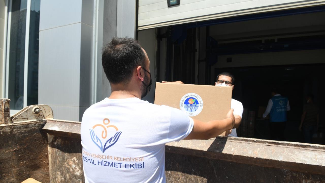 Yenişehir  Belediyesinden Sinop'a  yardım eli