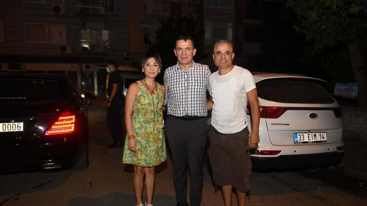 Başkan Özyiğit, mahalle sakinlerinin dayanışma yemeğine katıldı