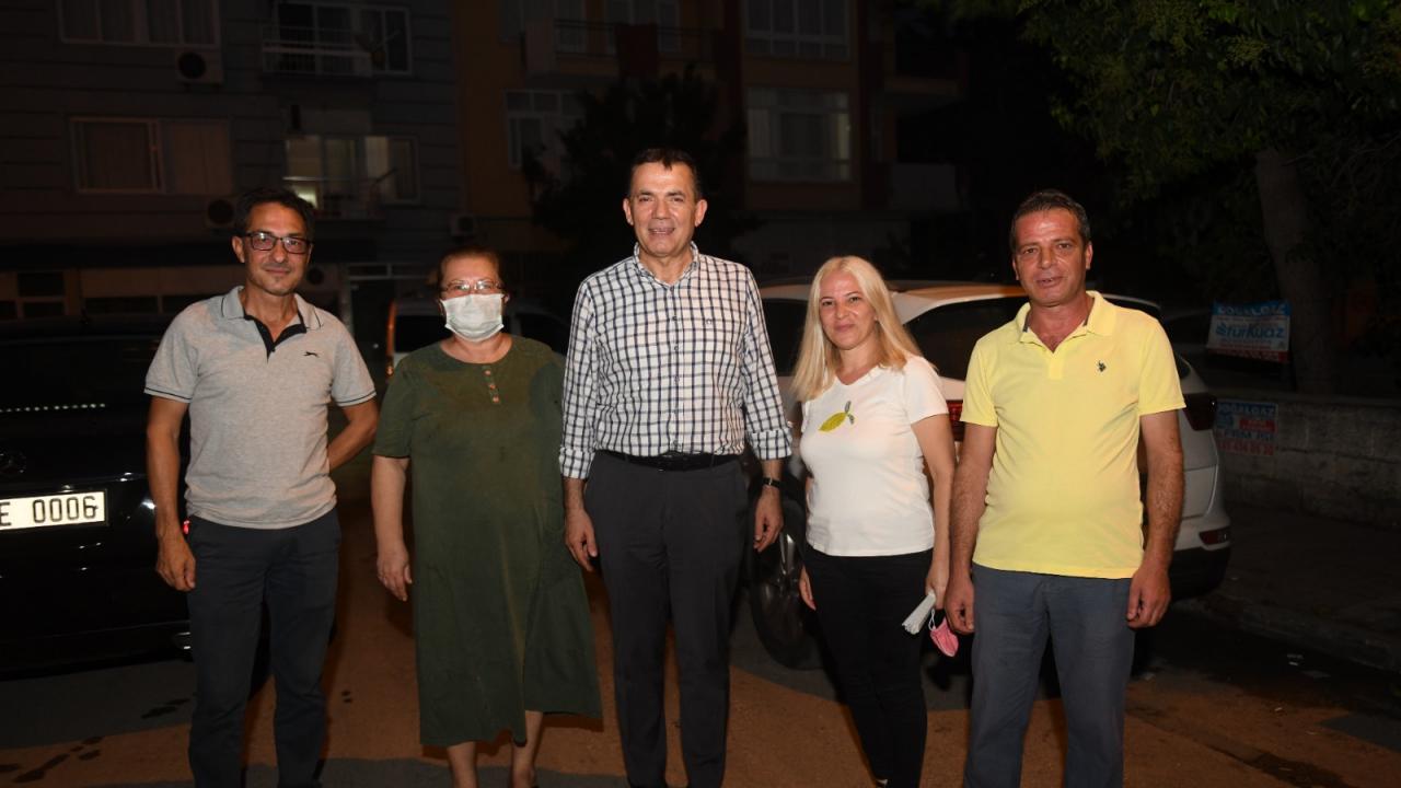 Başkan Özyiğit, mahalle sakinlerinin dayanışma yemeğine katıldı
