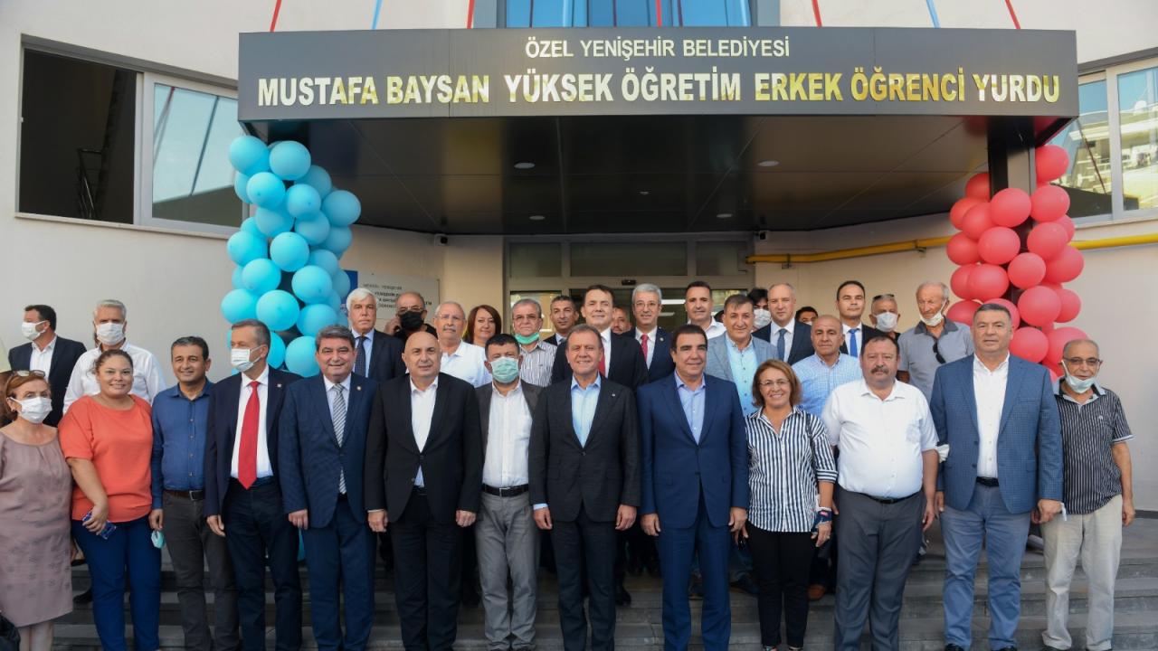 Yenişehir Belediyesi erkek öğrenci yurdunu hizmete açtı