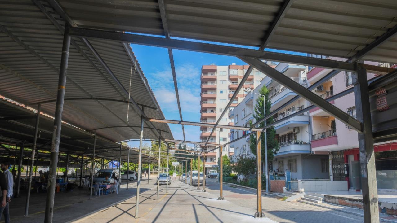 Yenişehir Belediyesinden semt pazarlarında bakım ve onarım çalışması