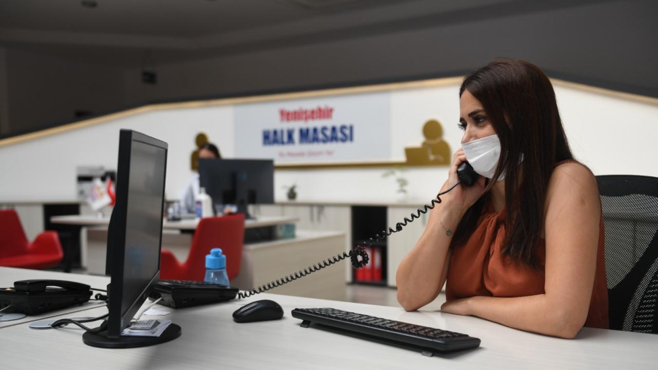 Yenişehir Halk Masası 52 bin 525 talebi sonuçlandırdı