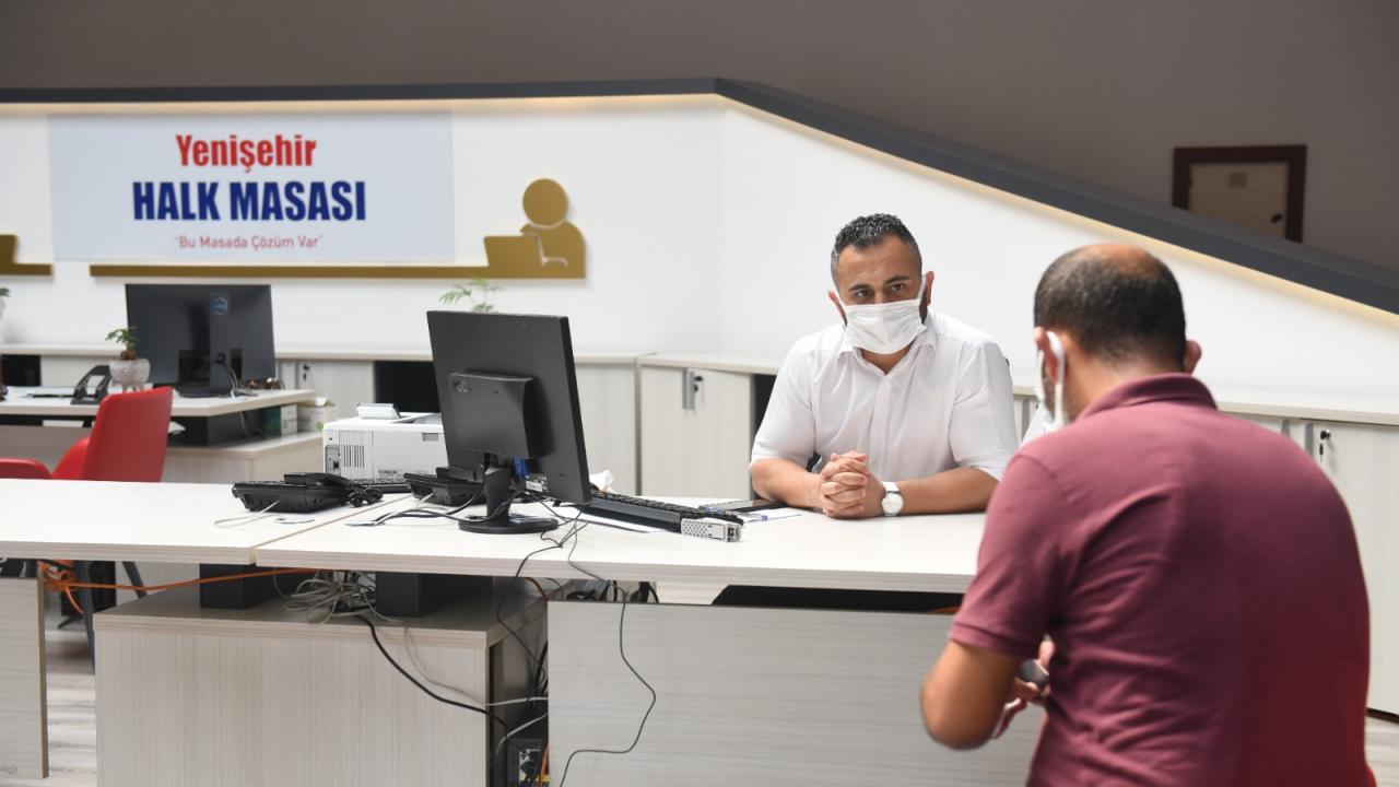 Yenişehir Halk Masası 52 bin 525 talebi sonuçlandırdı