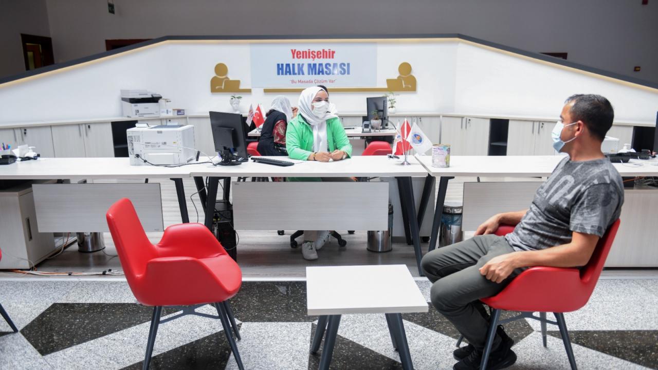 Yenişehir Halk Masası 52 bin 525 talebi sonuçlandırdı