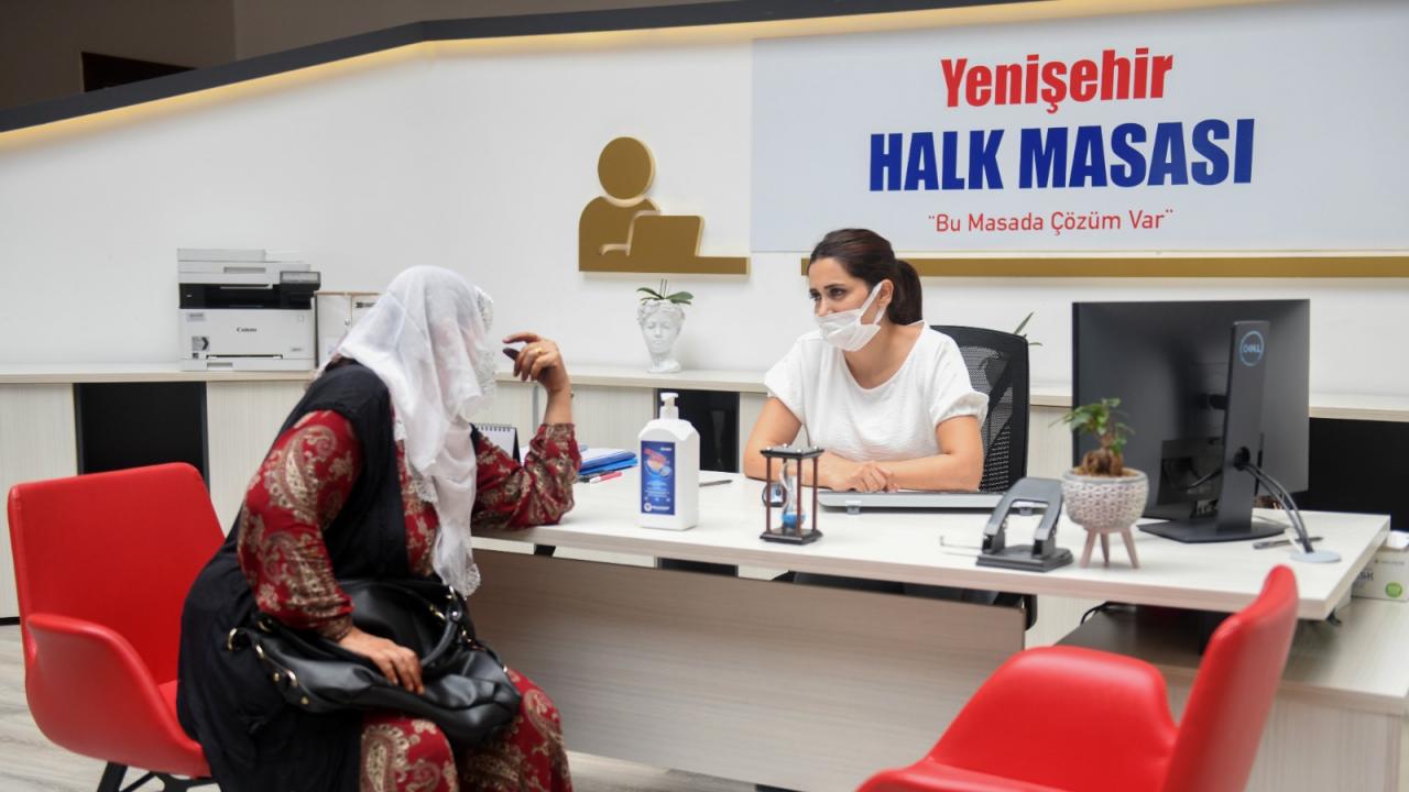 Yenişehir Halk Masası 52 bin 525 talebi sonuçlandırdı