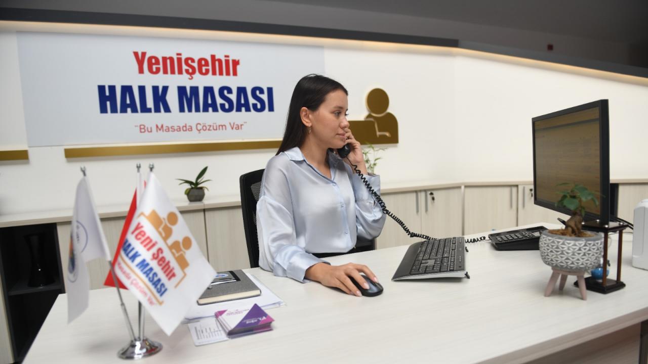 Yenişehir Halk Masası 52 bin 525 talebi sonuçlandırdı