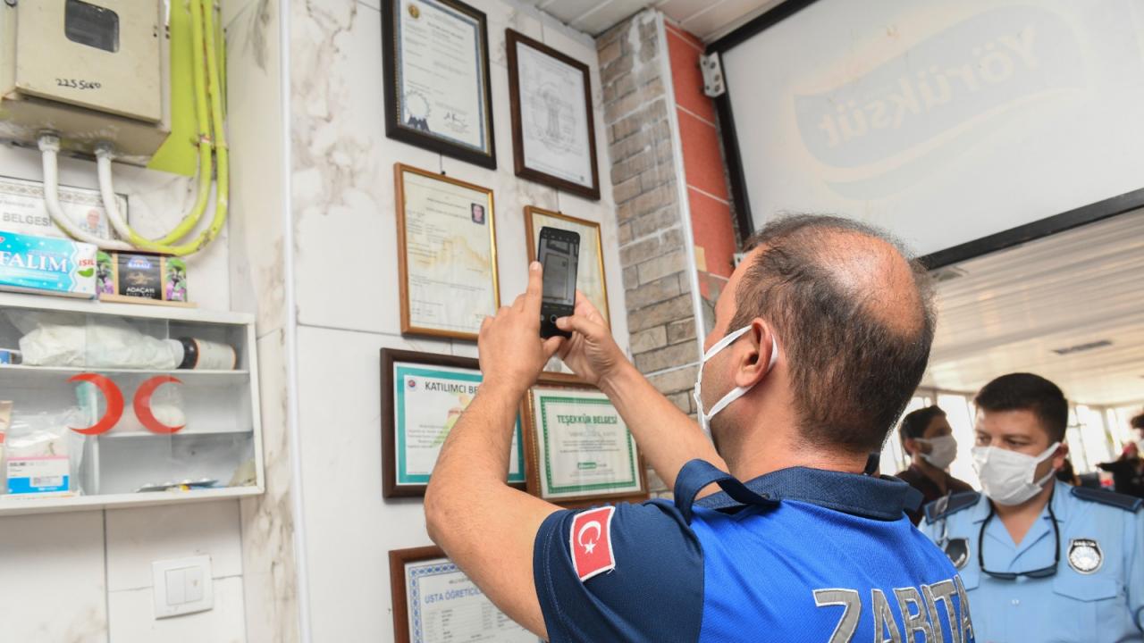 Yenişehir Belediyesi zabıta ekipleri okul kantinlerini denetledi