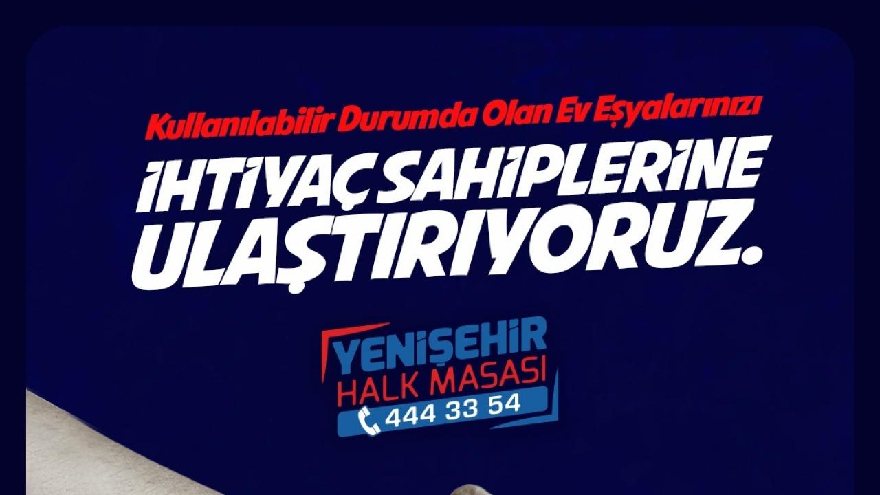 Yenişehir Belediyesi dayanışma köprüsü kuruyor