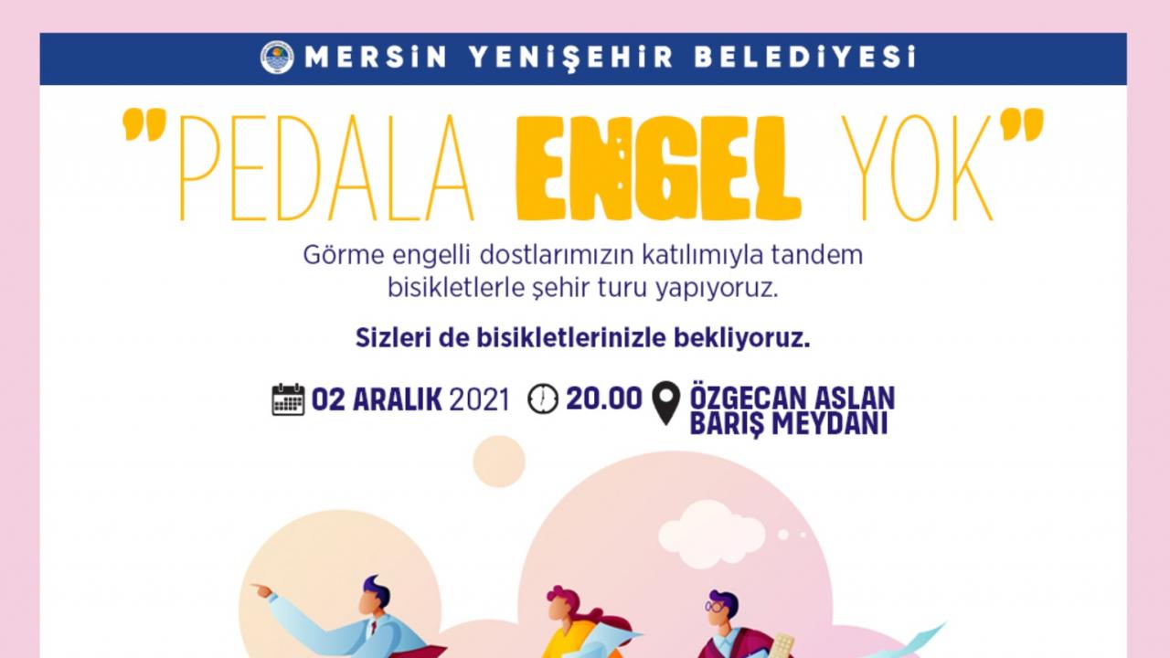 Yenişehir’de pedala engel yok