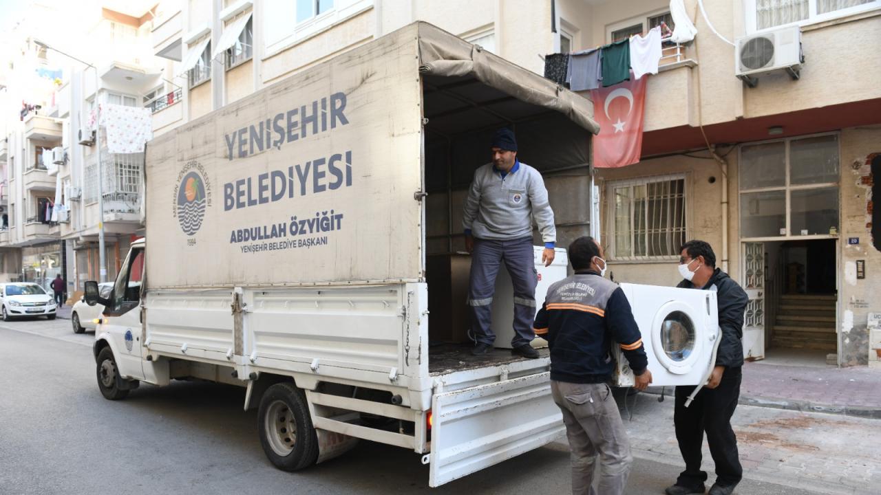 Yenişehir Dayanışma Köprüsü ile ihtiyaç sahiplerine eşya desteği