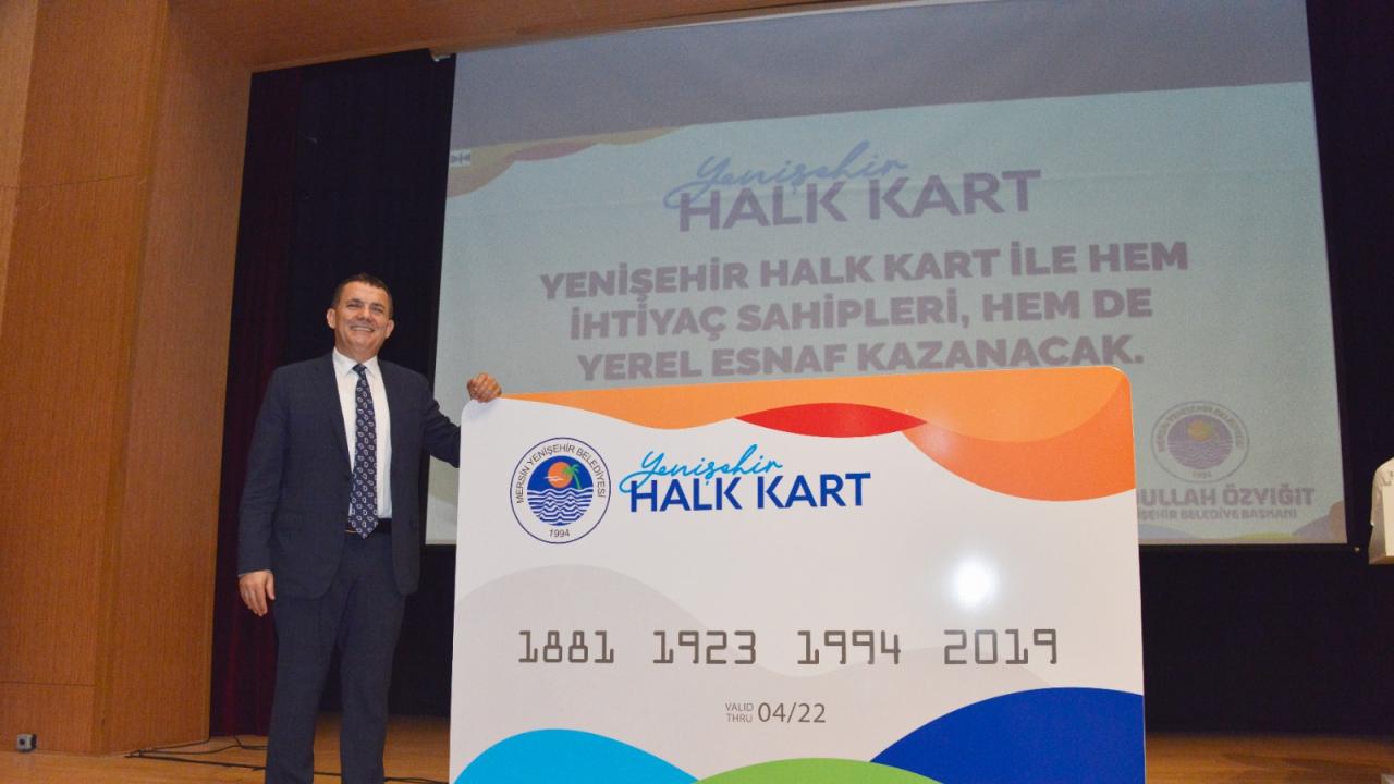 Yenişehir Halk Kart ile dar gelirlilere 1 milyon 823 bin TL destek 