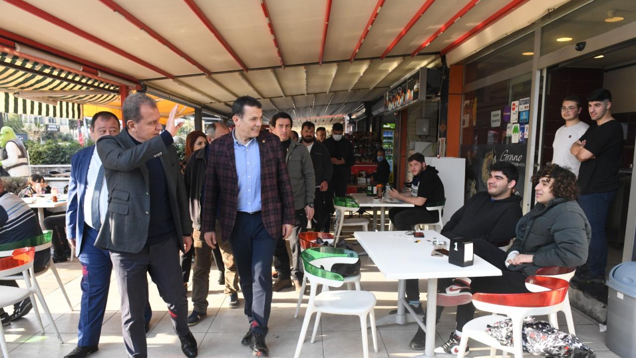 Başkan Seçer ve Başkan Özyiğit, Yenişehir’de vatandaşlarla buluştu
