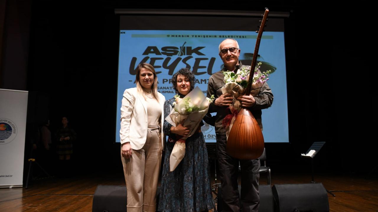 Aşık Veysel Yenişehir’de anıldı