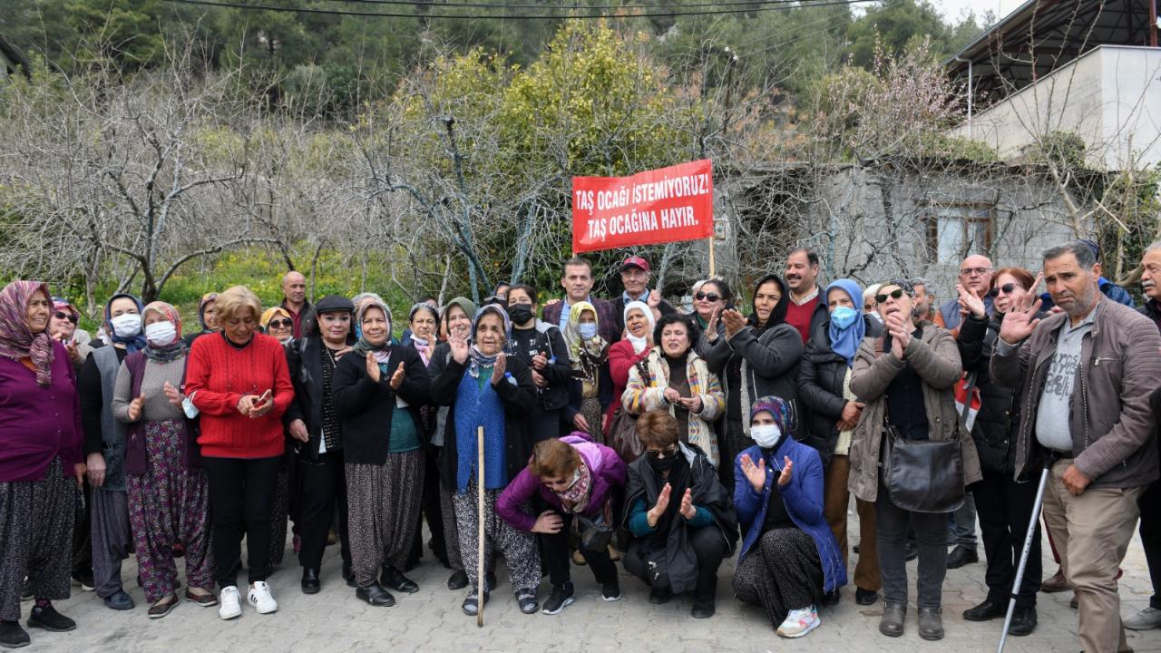 Başkan Özyiğit “Yenişehir’de taş ocağını reddediyoruz”