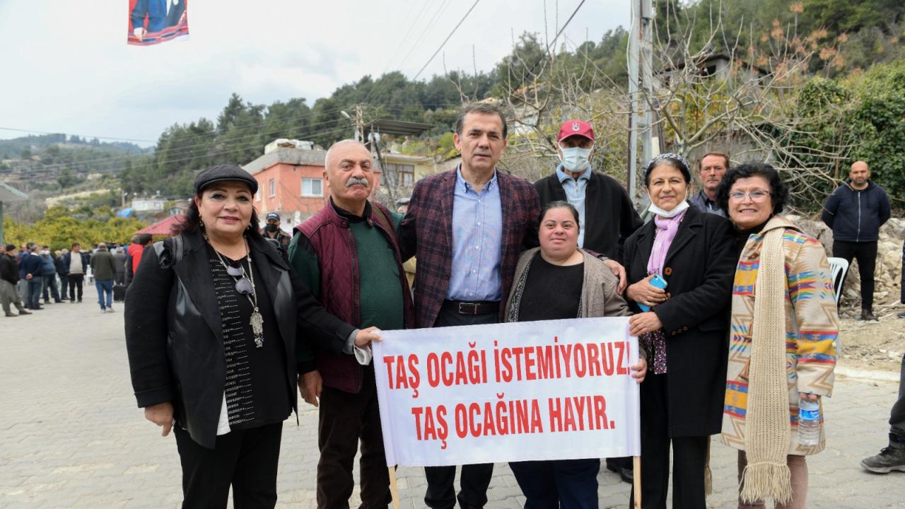 Başkan Özyiğit “Yenişehir’de taş ocağını reddediyoruz”