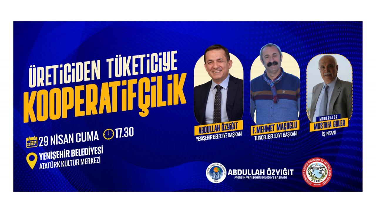 Kooperatifçiliğin iki deneyimli ismi aynı panelde buluşuyor 