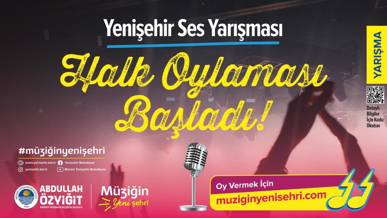 Yenişehir Ses Yarışması’nda halk oylaması başladı