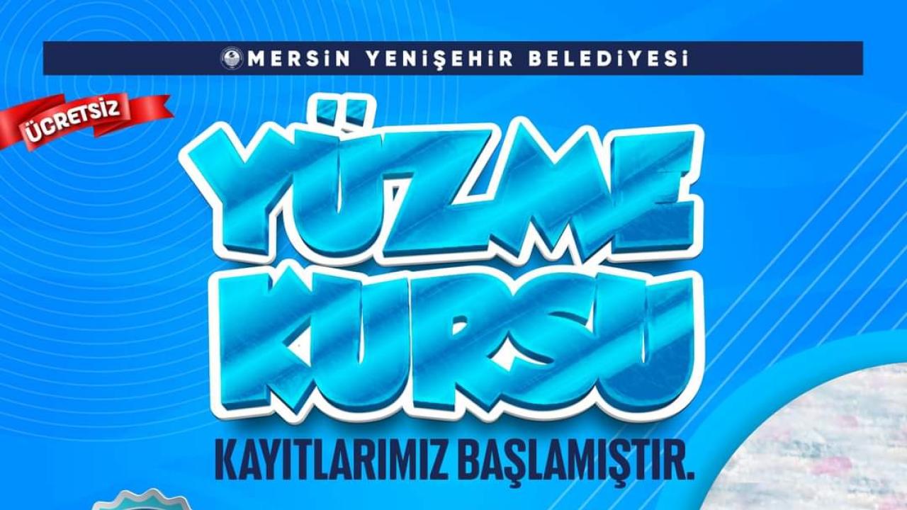 Yenişehir Belediyesinden ücretsiz yüzme kursu 