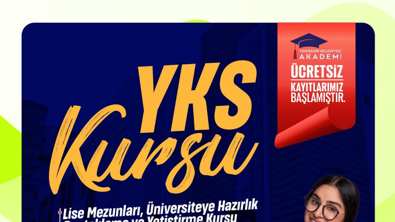 Yenişehir Belediyesi YKS kursu kayıtları başladı