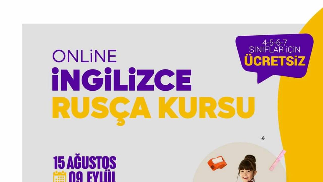 Yenişehir Belediyesinden online İngilizce ve Rusça kursu