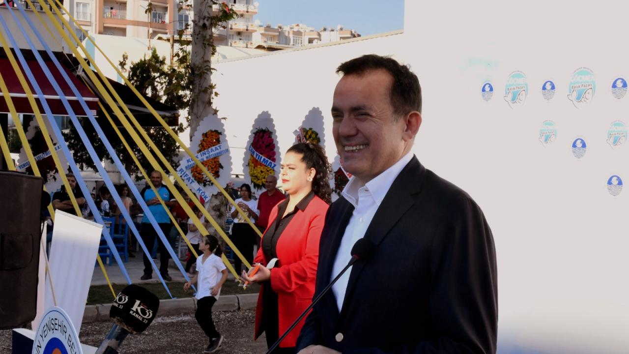 Yenişehir Belediyesi Göçmen Balık Pazarı açıldı 