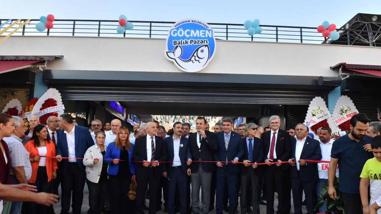 Yenişehir Belediyesi Göçmen Balık Pazarı açıldı 