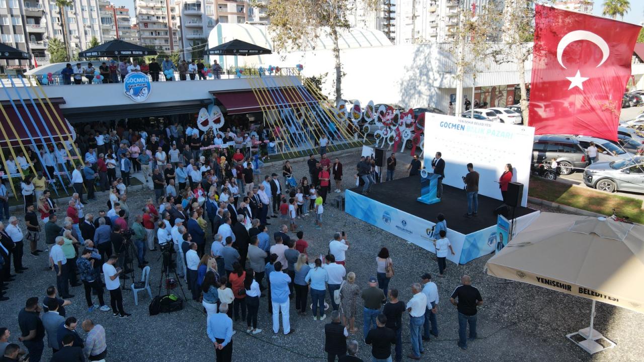 Yenişehir Belediyesi Göçmen Balık Pazarı açıldı 
