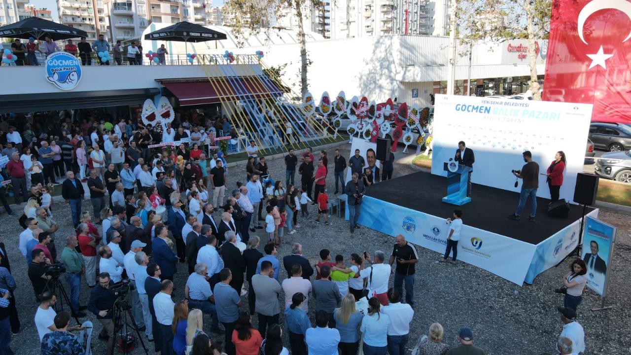 Yenişehir Belediyesi Göçmen Balık Pazarı açıldı 