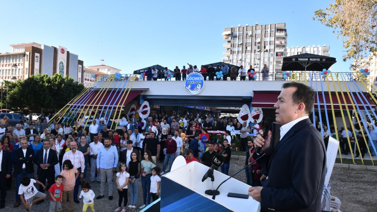 Yenişehir Belediyesi Göçmen Balık Pazarı açıldı 