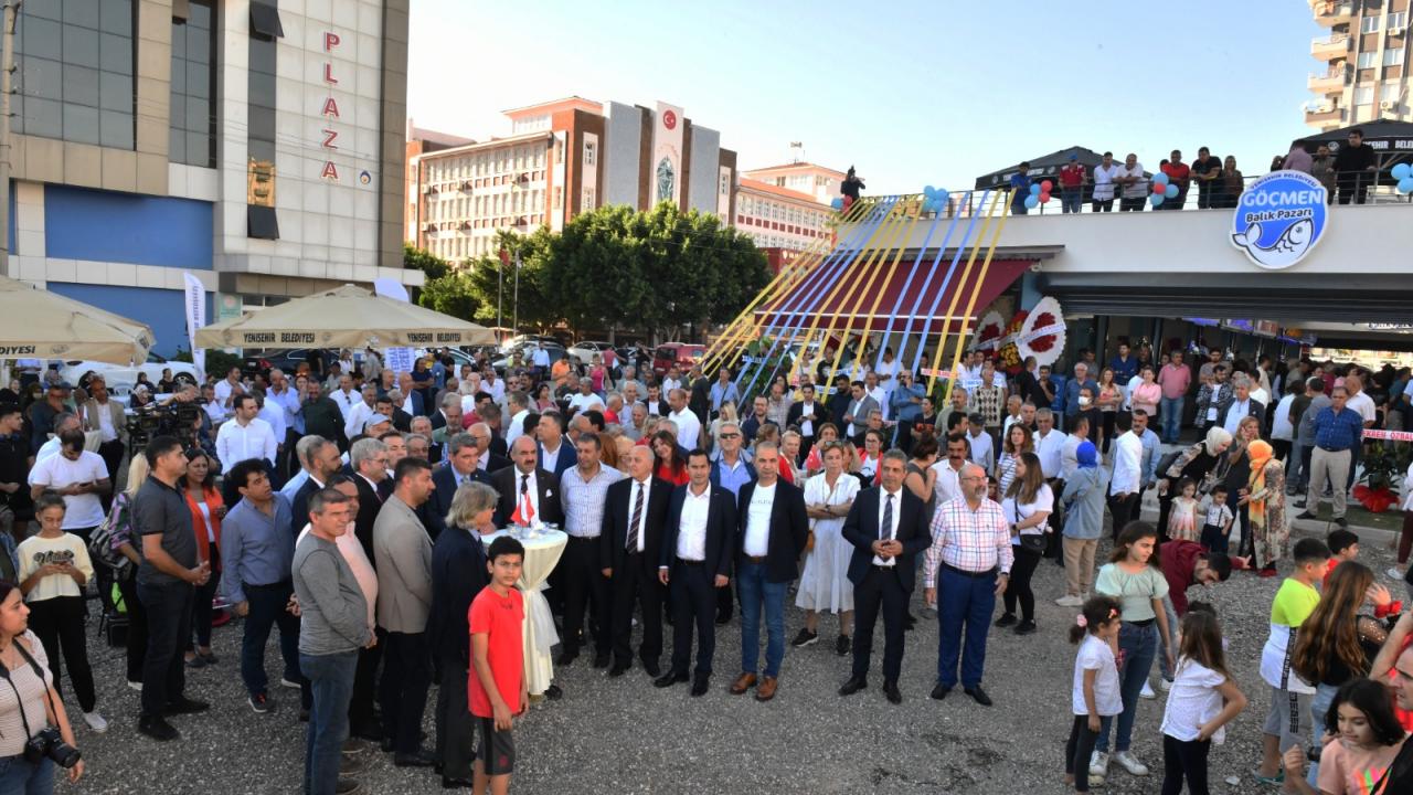Yenişehir Belediyesi Göçmen Balık Pazarı açıldı 