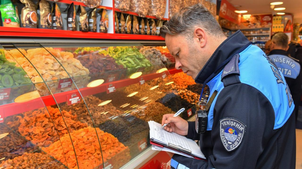 Yenişehir Belediyesi yılbaşı öncesi denetimlerini sıklaştırdı