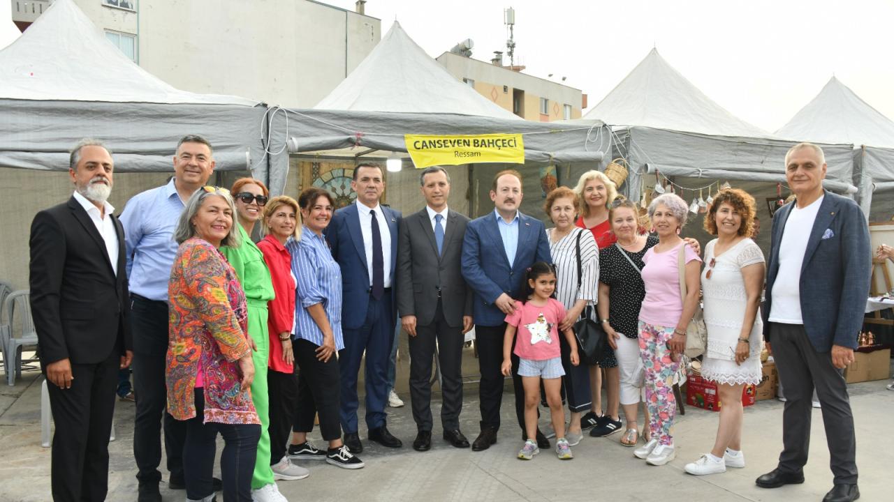 Yenişehir Belediyesi Hataylı esnaf ve sanatçılara kapılarını açtı